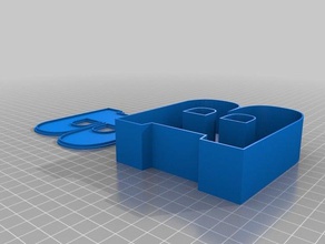 text box lid2 containers customized 3d print model - Mito3D