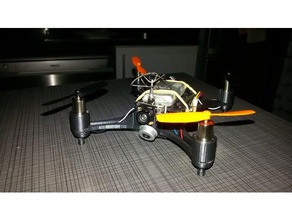 famoso syma drone conversão de corrida rc veículos 3d print model - Mito3D