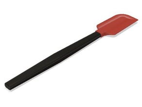 spatule en silicone moule à gérer cuisine manger poignée 3d print model - Mito3D