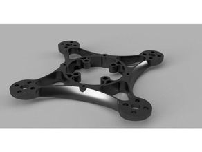 bare bones 76mm telaio 1103 motori supers 16x16 stack hobby brushless whoop 3d print model - Mito3D