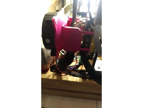 ramps bracket 80 mm fan parts mounting 3d print model - Mito3D