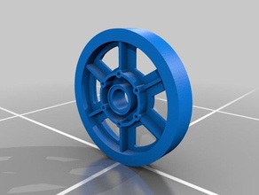 frc ftc 6in wheel robotics first 3d print model - Mito3D