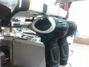 makita holder tool holders boxes dewalt drill screwdriver 3d print model - Mito3D