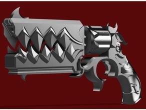 androxus revolver Paladine Spiel Requisiten fps godslayer hirez studios video Spiele 3d print model - Mito3D
