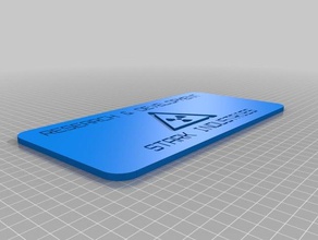 stark rnd des signes les logos personnalisé 3d print model - Mito3D