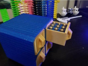 buse insérer scifi partie d'une cage les conteneurs bin support de 3d print model - Mito3D