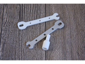 55mm wrench hand tools cnc m3 nut socket 3d print model - Mito3D