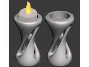 tealight tutucu sahne 3d print model - Mito3D