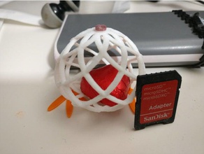 menor permanente de huevos pequeños chocolate decoración regalo sorpresa 3d print model - Mito3D
