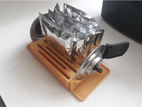 senseo soporte de la almohadilla cocina comedor dama kaffeehalter kaffeemaschine padhalter 3d print model - Mito3D