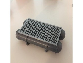 grating industrial tank terrain toy game accessories grate kill team wargame 3d print model - Mito3D