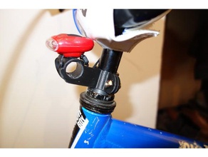 Fahrrad Licht-Halter sport im freien fox ikea leader 16 Fackel 3d print model - Mito3D