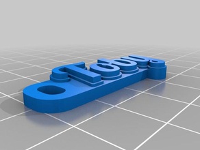 toby keychains customized 3d print model - Mito3D
