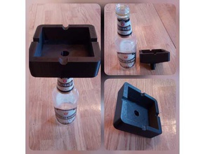 beerbottle ashtray household beer bottle 3d print model - Mito3D