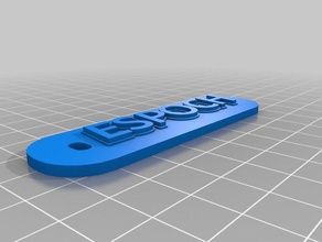 espoch llavero llaveros personalizado 3d print model - Mito3D