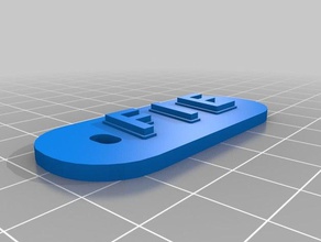 fie llavero llaveros personalizado 3d print model - Mito3D