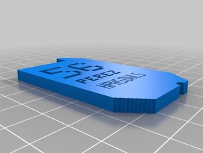 3d slash usb key carrier case front other 3d print model - Mito3D