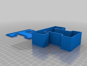 ultra texte du couvercle de la boîte wall2 les conteneurs personnalisé 3d print model - Mito3D