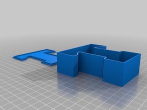 holtwood caixa de texto tampa wall2 recipientes personalizado 3d print model - Mito3D