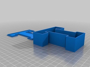 alfa caixa de texto tampa wall2 recipientes personalizado 3d print model - Mito3D