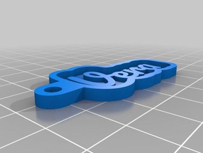 vera Schlüsselanhänger angepasst 3d print model - Mito3D