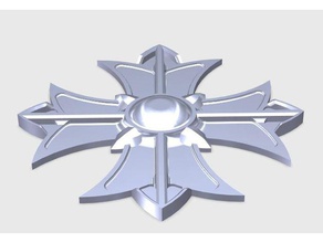 medalha cruz moedas emblemas 3d print model - Mito3D
