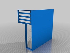 micro atx plateau de la carte mère remixé l'électronique 3d print model - Mito3D