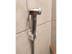 shower head holder reinforced bathroom lammesky 3d print model - Mito3D