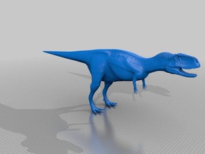 abelisaurus hayvanlar 3d print model - Mito3D