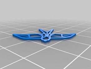 meine angepasste origami Schwalbe super klein Tiere 3d print model - Mito3D