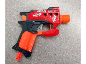 nerf bigshock abnehmbare barrel-elite-dart-Rivalen hir - Spielzeug Spiel Zubehör großer Schock elite darts mod rival Runden 3d print model - Mito3D