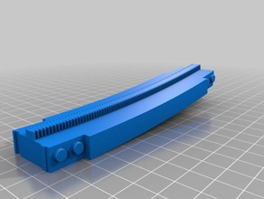 monorail five-brick-ramp construction toys lego compatible 3d print model - Mito3D