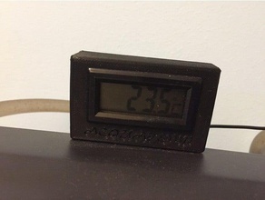 aquarium thermometer-Halter Fall termometro acquario Haustiere thermometer mount 3d print model - Mito3D