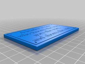leader della placca i segni loghi personalizzato preventivo preventivi 3d print model - Mito3D