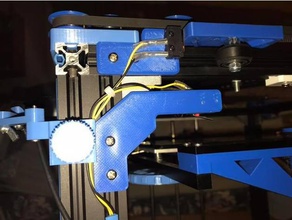 x5s adjustable endstop mounts 3d printer parts tronxy y-endstop 3d print model - Mito3D
