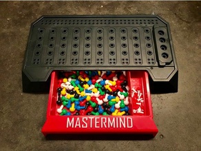 mastermind-Spiel-Schublade stecken - Spielzeug Zubehör Organisation 3d print model - Mito3D