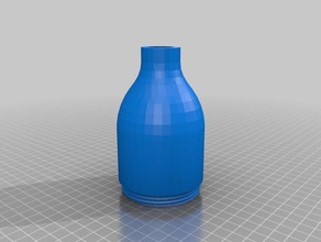 bottle tealight holder decor lighting 3d print model - Mito3D