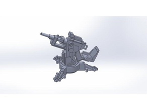 gi joe-campo leve de ataque flak cannon brinquedo jogo acessórios 3d print model - Mito3D