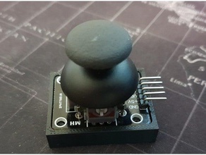 çift eksenli xy joystick başparmak oyunu mount elektronik arduino 3d print model - Mito3D