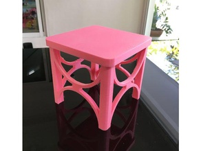 barbie table toy game accessories nsfw pink 3d print model - Mito3D