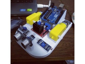 arduino robot Ultrasonik aşağıdaki ışık mühendislik automao otomasyon denetleyicisi seguidor luz sensör 3d print model - Mito3D