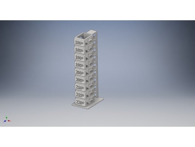 torres temperatura abs-pla 3d printing tests 3D print model - Mito3D