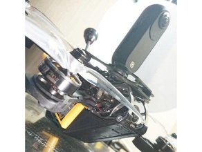 armattan Hahn chameleon ti batbumper rc Fahrzeuge aero armprotector unten montieren fpv lipo quad quadcopter 3d print model - Mito3D