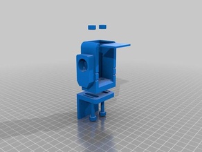 cnc dustshoe cnc3018 falconia-cad de la máquina herramientas mill router colector polvo removedor 3d print model - Mito3D