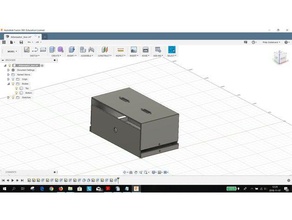 dual attenuator - box audio 3d print model - Mito3D