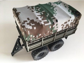 wpl trailer tongue movable rc vehicles 3d print model - Mito3D