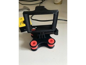 anti vibration camera mount eken h9 sjcam400 3d printer parts 3d print model - Mito3D