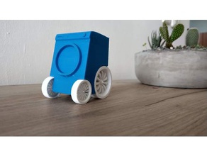 hızlı yıkama normal makinesi değil oyuncaklar oyunlar eğlenceli tekerlek tekerlekler 3d print model - Mito3D