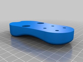 smooth butt pad mechanical toys chimera nerf 3d print model - Mito3D