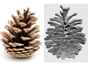 pine cone Requisiten 3d print model - Mito3D